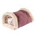Aeromark Aeromark C16HTH-MH Armarkat Pet Bed Cat Bed 22 x 10 x 14 - Indian Red & Beige C16HTH/MH
